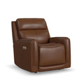 Alister Sedona Leather Power Gliding Recliner with Power Headrest & Lumbar