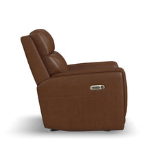 Alister Sedona Leather Power Gliding Recliner with Power Headrest & Lumbar