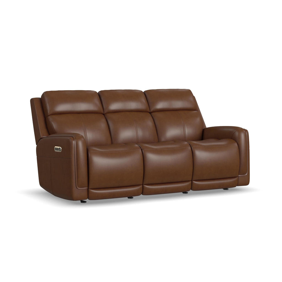 Alister Sedona Leather Power Gliding Sofa