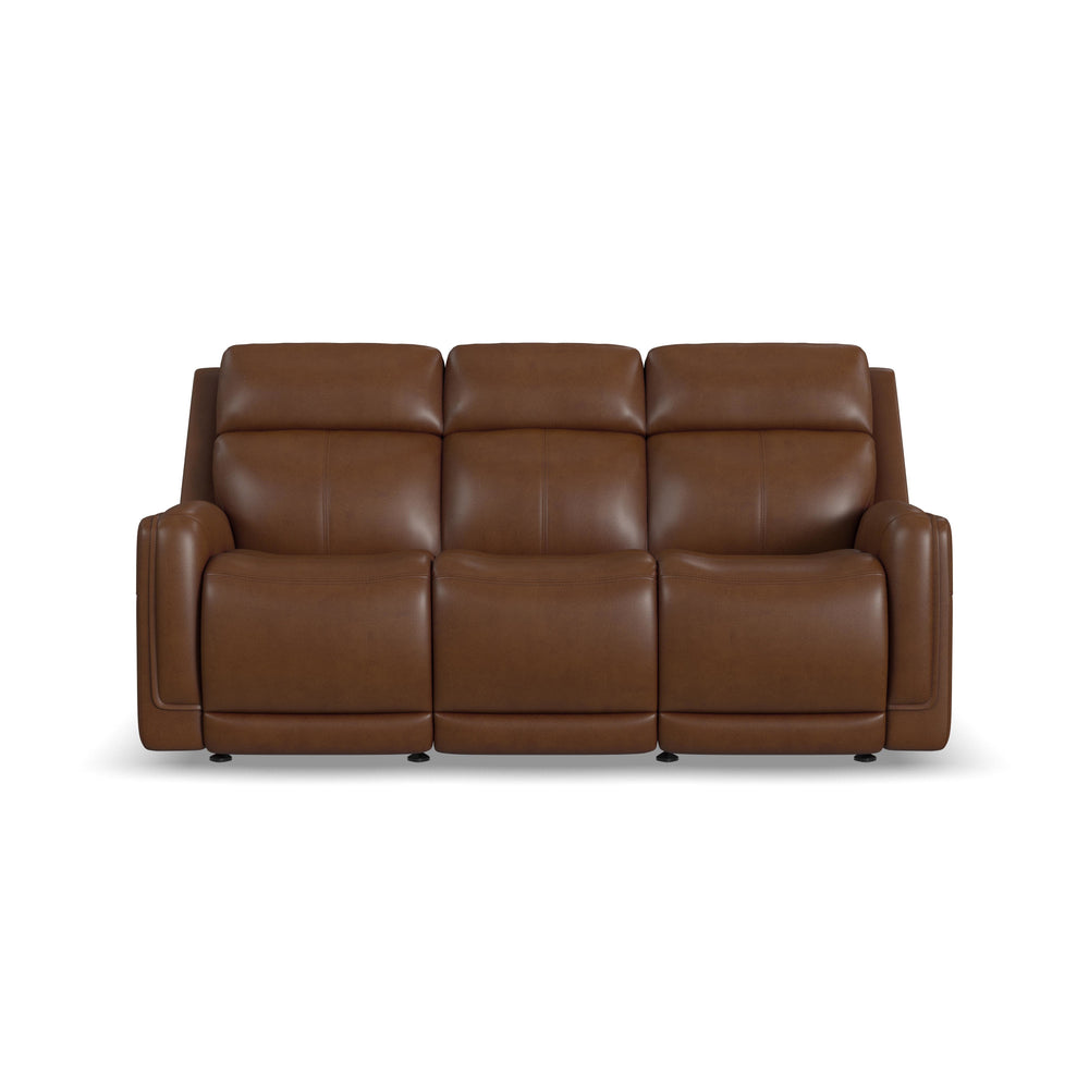 Alister Sedona Leather Power Gliding Sofa with Power Headrests & Lumbar