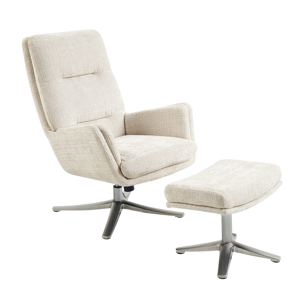 Parker Swivel Chair with Ottoman - view 7