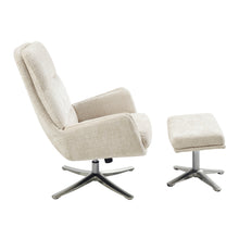 Parker Swivel Chair with Ottoman