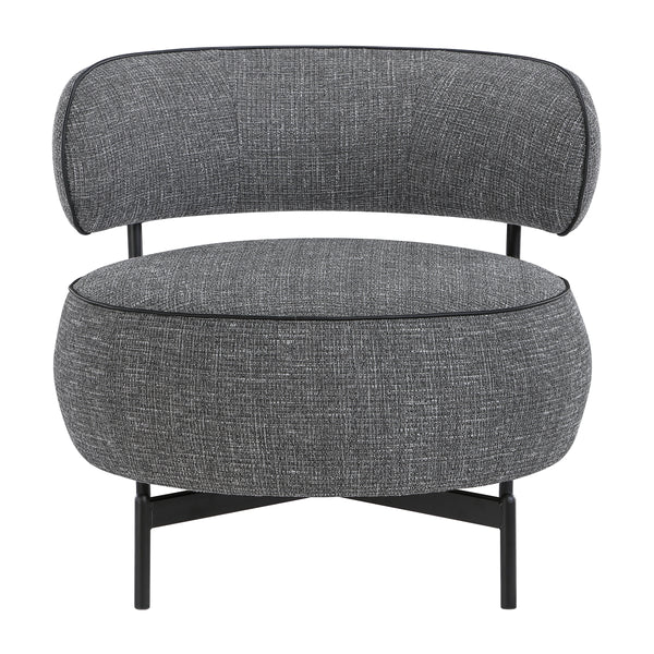 Orbit Gray Chenille Swivel Barrel Chair alternate view