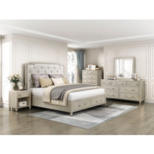 Genoa Queen Platform Bed with Footboard Storage