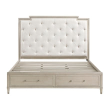 Genoa Queen Platform Bed with Footboard Storage
