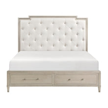 Genoa Queen Platform Bed with Footboard Storage