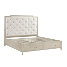 Genoa Queen Platform Bed with Footboard Storage