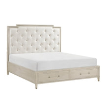 Genoa Queen Platform Bed with Footboard Storage