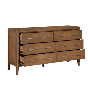 Evans 4pc Queen Bedroom Set (Queen Bed+ Nightstand +Dresser+ Mirror)