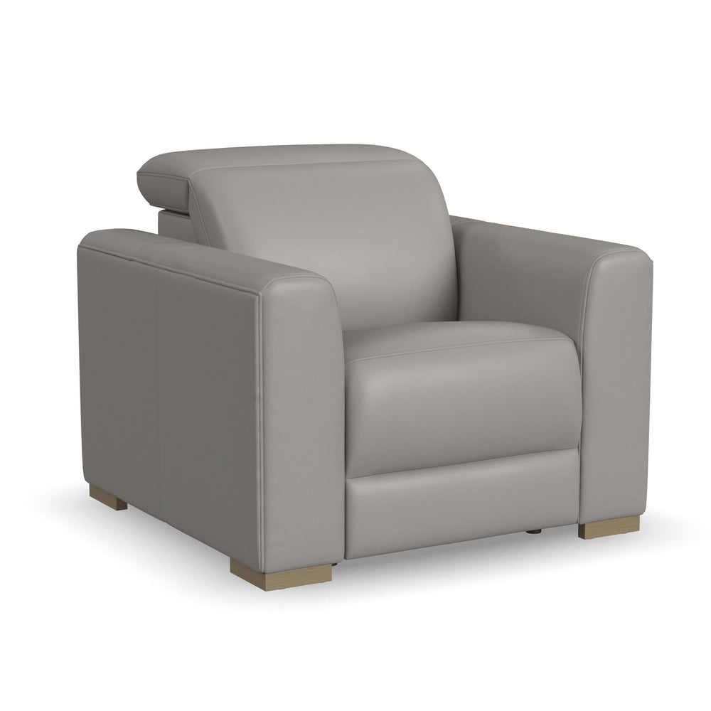 Aurora Ash Leather Power Recliner