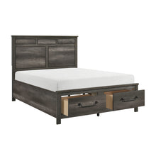 Lenior Queen Platform Bed with Footboard Storage