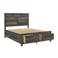 Lenior Queen Platform Bed with Footboard Storage