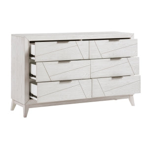 Asteria 4pc Bedroom Set (Queen Bed, Dresser, Mirror & Nightstand)