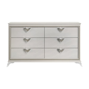 Audra 4pc Queen Bedroom Set (Queen Bed, Dresser, Mirror & Nightstand)