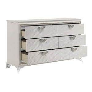 Audra 4pc Queen Bedroom Set (Queen Bed, Dresser, Mirror & Nightstand)