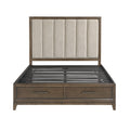 Cambridge Queen Platform Bed with Footboard Storage