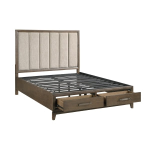 Cambridge 4pc Set (Queen Bed+Nightstand+Dresser+Mirror)