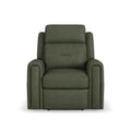 Felix Leather Power Recliner with Power Headrest, Lumbar, Heat & Massage