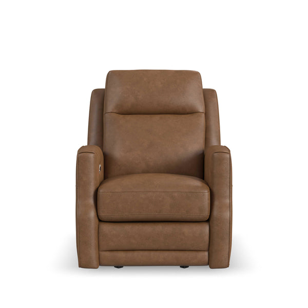 Flexsteel Maxwell Leather Power Gliding Recliner alternate view
