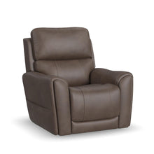 Carter Cappuccino Fabric Power Lift Recliner - front view
