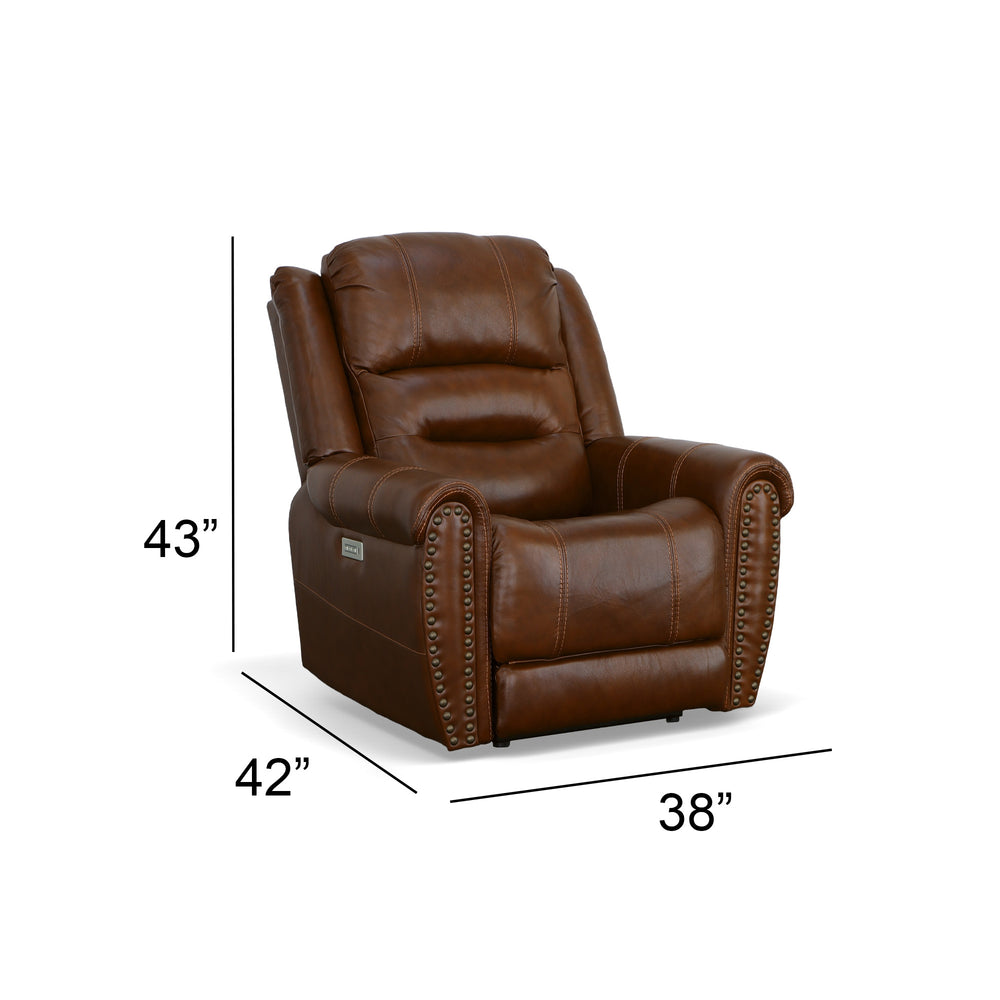 Oscar Fabric Power Lift Recliner with Right-Hand Control & Power Headrest