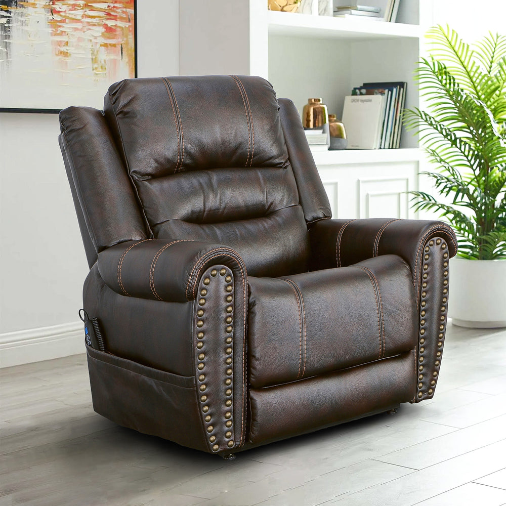 Oscar Fabric Power Lift Recliner with Right-Hand Control & Power Headrest