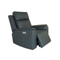 Flexsteel Vernon Fabric Power Swivel Gliding Recliner with Power Headrest, Lumbar, Heat & Massage