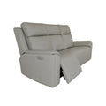 Flexsteel Vernon Fabric Power Reclining Sofa, Power Headrests, Lumbar, Heat & Massage