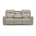 Flexsteel Vernon Fabric Power Reclining Sofa, Power Headrests, Lumbar, Heat & Massage
