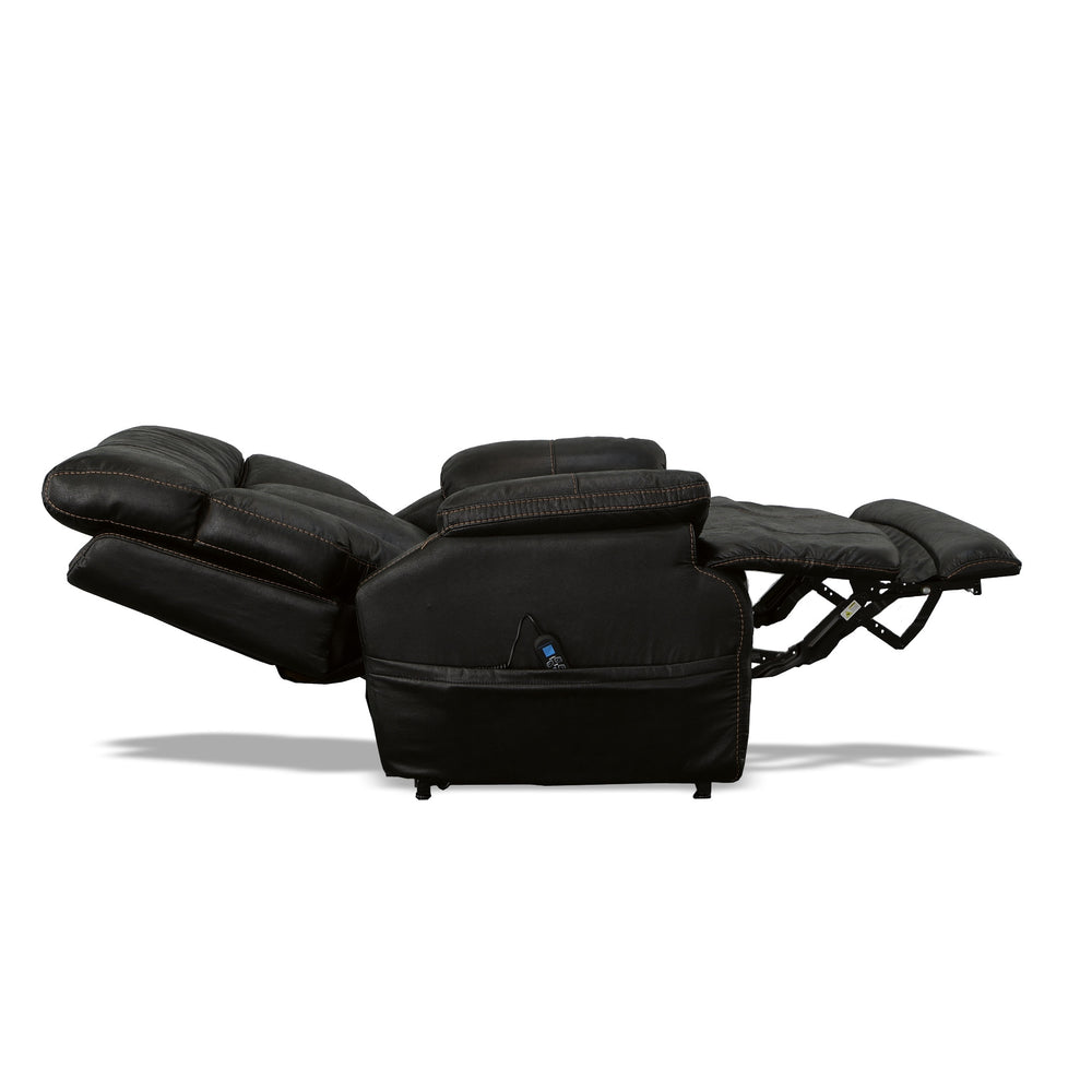 Clive Peppercorn Fabric Power Recliner with Power Headrest & Lumbar