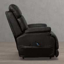 Clive Peppercorn Fabric Power Lift Recliner with Power Headrest & Lumbar