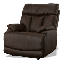 Clive Clove Fabric Power Recliner with Power Headrest & Lumbar