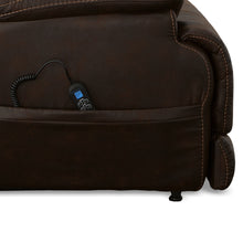 Clive Clove Fabric Power Recliner with Power Headrest & Lumbar