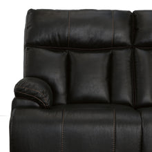 Clive Peppercorn Fabric Power Reclining Loveseat with Power Headrests & Lumbar