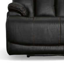 Clive Peppercorn Fabric Power Reclining Loveseat with Power Headrests & Lumbar