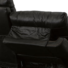 Clive Peppercorn Fabric Power Reclining Loveseat with Power Headrests & Lumbar