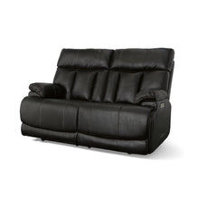 Clive Peppercorn Fabric Power Reclining Loveseat with Power Headrests & Lumbar