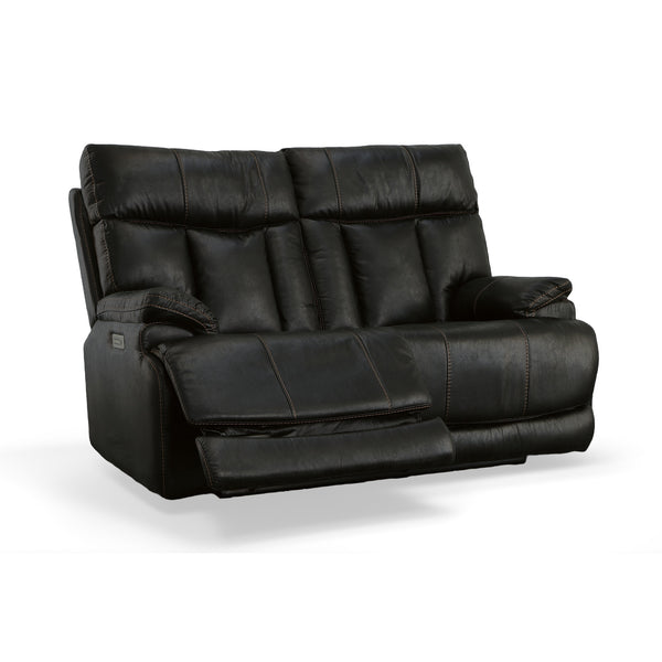 Clive Peppercorn Fabric Power Reclining Loveseat with Power Headrests & Lumbar alternate view