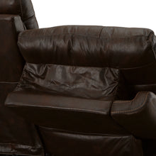 Clive Clove Fabric Power Reclining Loveseat with Power Headrests & Lumbar