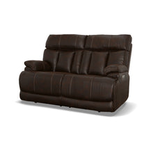 Clive Clove Fabric Power Reclining Loveseat with Power Headrests & Lumbar