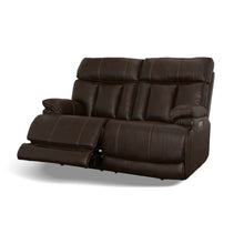 Clive Clove Fabric Power Reclining Loveseat with Power Headrests & Lumbar