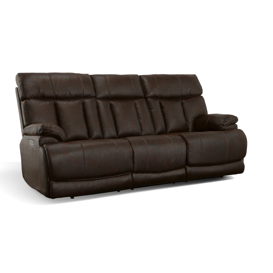 Clive Clove Fabric Power Reclining Sofa
