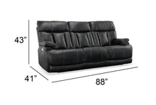 Clive Peppercorn Fabric Power Reclining Sofa with Power Headrests & Lumbar