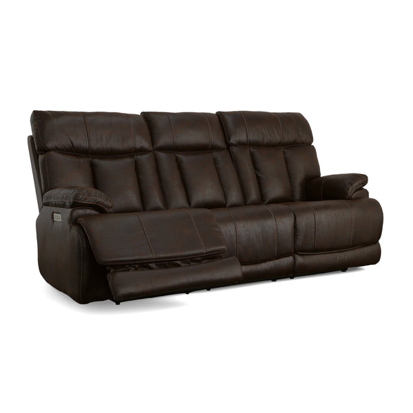Clive Clove Fabric Power Reclining Sofa with Power Headrests & Lumbar alternate view