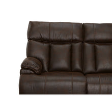 Clive Clove Fabric Power Reclining Sofa with Power Headrests & Lumbar