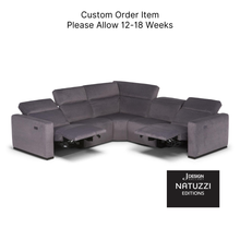 BALTIMORA Power Dual Recliner 5pc Sectional by Natuzzi