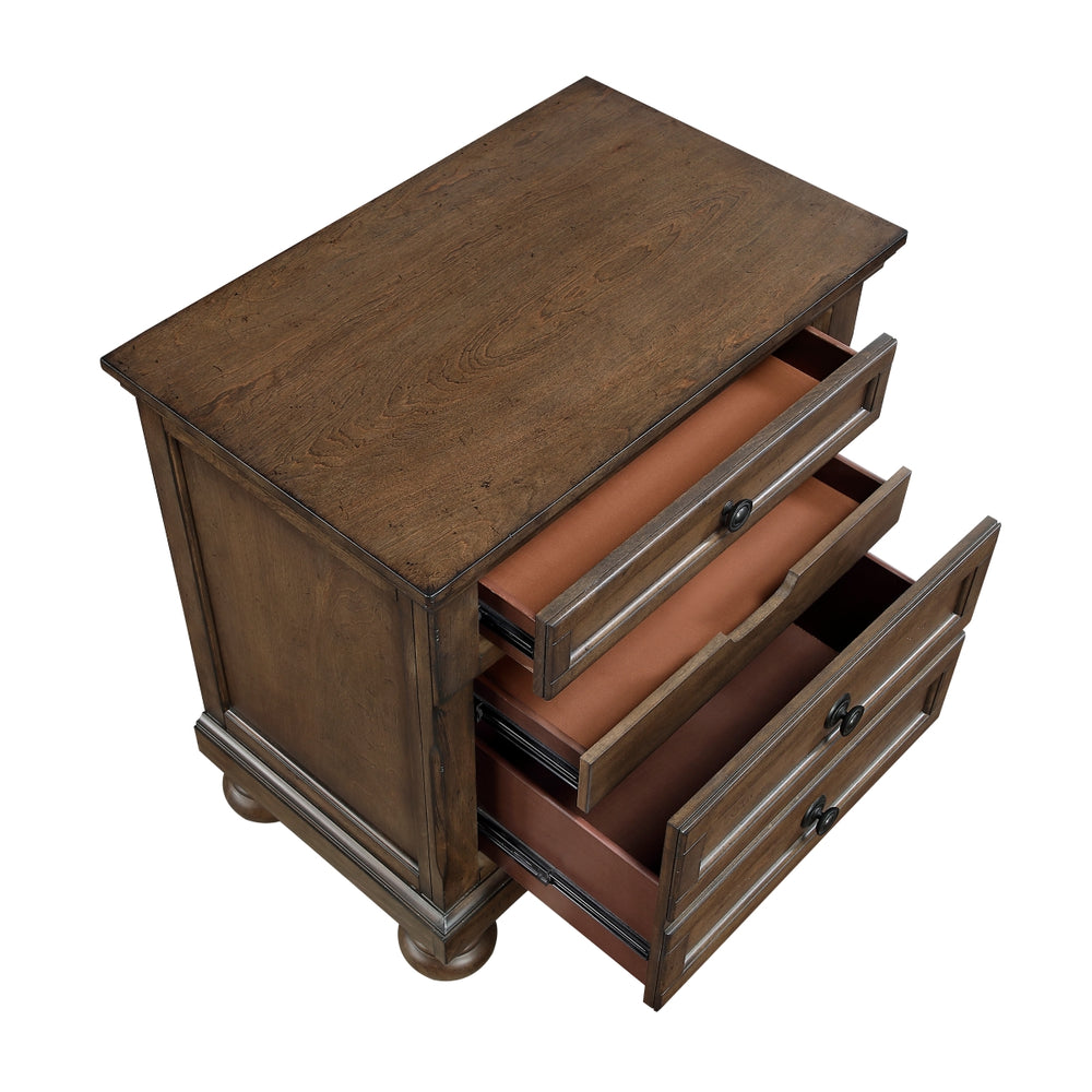 Magnolia Dark Brown Nightstand