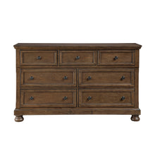 Magnolia Dark Brown Dresser with Arched Mirror