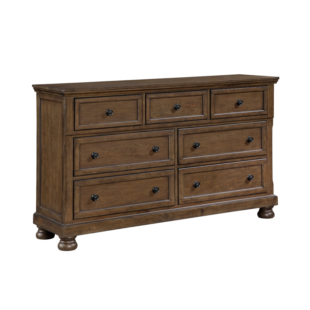 Magnolia Dark Brown 7-Drawer Dresser