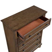 Magnolia Dark Brown 5-Drawer Chest